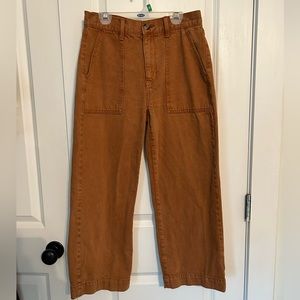 American Eagle wide leg crop pant